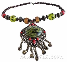 Indian ethnic necklace - click here for large view
